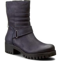 Botki KARINO - 1730/004-F Granat. Niebieskie botki damskie skórzane marki Karino. W wyprzedaży za 259,00 zł.