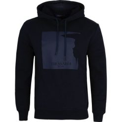 Bluza Trussardi Jeans. Czarne bluzy męskie Trussardi Jeans, m, bez wzorów, z jeansu, z kapturem, bez rękawów, z kapturem. Za 469,00 zł.