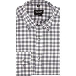 Koszula versone 2704 długi rękaw slim fit szary. Szare koszule męskie Recman, m, bez wzorów, bez kołnierzyka, z długim rękawem. Za 149,00 zł.