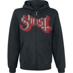 Ghost Ring Photo Bluza z kapturem rozpinana czarny. Czarne bluzy męskie marki Ghost, xl, bez wzorów, z kapturem, bez rękawów, z kapturem. Za 184,90 zł.