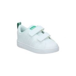 Buty Dziecko adidas AW4889. Białe trampki dziewczęce Adidas, bez wzorów, bez zapięcia. Za 134,50 zł.
