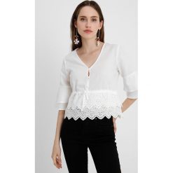 Bluzki damskie: Fashion Union Petite FREESIA Bluzka white