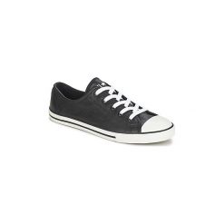 Buty Converse DAINTY LEATHER OX. Czarne trampki i tenisówki damskie marki Converse, bez wzorów, bez zapięcia. Za 279,20 zł.