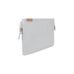Nodo bag jasnoszara kopertówka z paskiem na ramię. Szare kopertówki damskie marki Hairoo, w paski, klasyczne, na ramię. Za 120,00 zł.