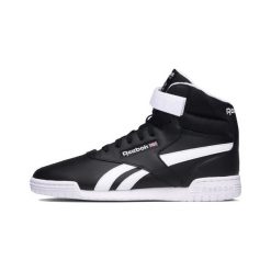 Buty Reebok Ex-O-Fit Clean Hi S (BS5326). Czarne buty sportowe męskie Reebok, ze skóry, bez zapięcia. Za 197,99 zł.
