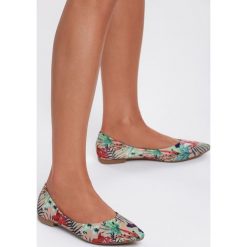 Beżowe Balerinki Ago. Brązowe baleriny damskie Renee, bez wzorów, z materiału, bez obcasa, na obcasie. Za 49,99 zł.