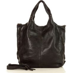 Marco mazzini pojemna torebka shopper bag z rozpinanymi bokami old pelle lavata czarna. Czarne torby damskie na zakupy MAZZINI, w paski, ze skóry, klasyczne, bez dodatków. W wyprzedaży za 499,00 zł.