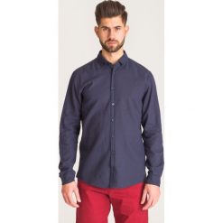 Granatowa koszula Joop Jeans Heli - Granatowy. Niebieskie koszule męskie JOOP! Jeans, s, z aplikacjami, z bawełny, button down, bez rękawów. Za 159,60 zł.