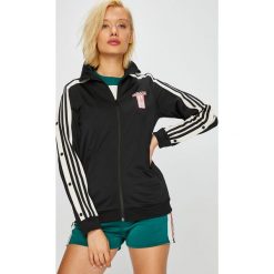 Adidas Originals - Bluza Track Top. Szare bluzy rozpinane damskie adidas Originals, s, z nadrukiem, z dzianiny, bez kaptura. W wyprzedaży za 239,90 zł.