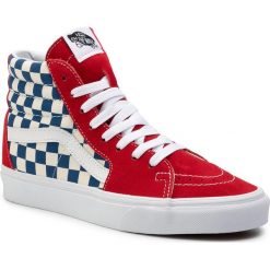 Sneakersy VANS - Sk8-Hi VN0A38GEU8H1 (Bmx Checkerboard) True B. Czerwone półbuty damskie Vans, bez zapięcia. W wyprzedaży za 219,00 zł.