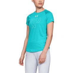 Under Armour Qualifier Koszulka Niebieski. Niebieskie koszulki damskie Under Armour, m, z nadrukiem, z elastanu, bez kołnierzyka, z krótkim rękawem. Za 206,95 zł.