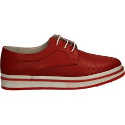 Creepersy damskie: Półbuty - 733 EVA RED
