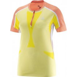 Topy sportowe damskie: Salomon Koszulka Sportowa Sky Tee W Flashy-X/Coral Punch/White S