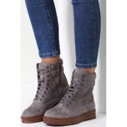 Szare Botki Iron Woman. Botki damskie vices. Za 89,99 zł.