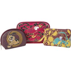 Mulan Loungefly - Mushu, Crikee und Kleiner Bruder Kosmetyczka czerwony. Czerwone plecaki damskie marki Mulan, bez wzorów. Za 121,90 zł.