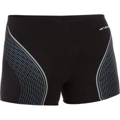 Bokserki pływackie 500 FIT DASH męskie. Czarne bokserki męskie NABAIJI, bez wzorów, z poliesteru. Za 49,99 zł.
