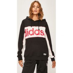 Adidas Originals - Bluza. Bluzy damskie adidas Originals, z nadrukiem, z elastanu, bez rękawów, z kapturem. W wyprzedaży za 229,90 zł.