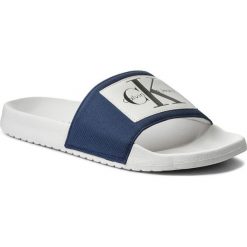Klapki CALVIN KLEIN JEANS - Vital S0548 Steel Blue. Niebieskie klapki męskie marki Calvin Klein Jeans, z jeansu. Za 259,90 zł.