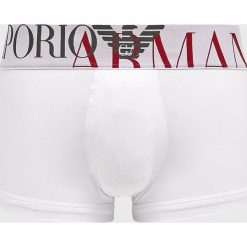 Emporio Armani - Bokserki. Białe bokserki męskie marki Emporio Armani, z elastanu. W wyprzedaży za 99,90 zł.