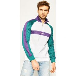 Bluza Fila Men Bayou Half Zip 687483. Niebieskie bluzy męskie Fila, m, bez wzorów, z bawełny, bez kołnierzyka, bez rękawów, bez kaptura. W wyprzedaży za 269,00 zł.