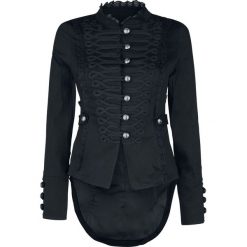 Bomberki damskie: H&R London Emo Military Tail Jacket Kurtka czarny