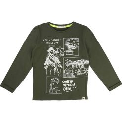 Koszulka w kolorze zielonym. Zielone t-shirty chłopięce Billieblush & Billybandit, z nadrukiem, z długim rękawem. W wyprzedaży za 39,95 zł.