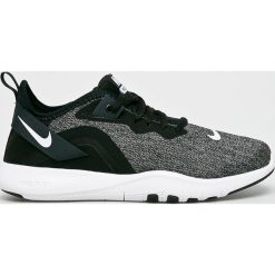 Nike - Buty Flex Trainer 9. Szare buty sportowe damskie Nike, bez wzorów, z materiału, sportowe. Za 299,90 zł.
