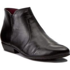 Botki TAMARIS - 1-25398-29 Black 001. Czarne buty zimowe damskie Tamaris, z materiału, na obcasie. W wyprzedaży za 239,00 zł.