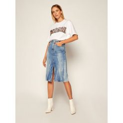 Spódnica jeansowa MSGM 2941MDD46L 207725. Niebieskie spódniczki damskie MSGM, l, bez wzorów, z jeansu. Za 1189,00 zł.