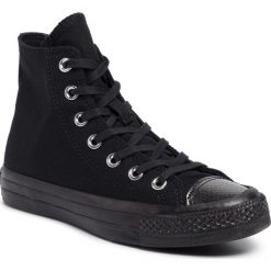 Sneakersy CONVERSE - Ctas Hi 565200C Black/Black/Black. Czarne półbuty damskie Converse, z gumy. W wyprzedaży za 219,00 zł.