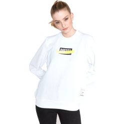 Diesel Lyany B Bluza Biały. Białe bluzy damskie Diesel, m, z nadrukiem, z bawełny, bez rękawów, bez kaptura. Za 542,95 zł.