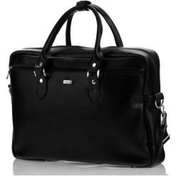 Torby na laptopa: SKÓRZANA TORBA NA LAPTOPA MARINA CZARNA RUBY