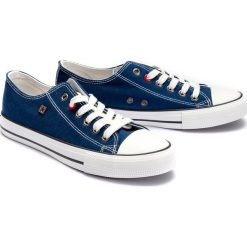 BIG STAR T274021 granat, półtrampki młodzieżowe. Trampki i tenisówki damskie BIG STAR, bez wzorów, z tkaniny, na sznurówki. Za 79,90 zł.
