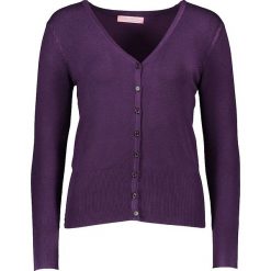 Kardigan w kolorze fioletowym. Fioletowe swetry damskie Cachemire and Co, xl, bez wzorów. W wyprzedaży za 131,95 zł.