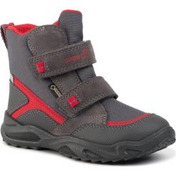 Śniegowce SUPERFIT - GORE-TEX 5-09235-20 S Grau/Rot. Szare śniegowce chłopięce Superfit, bez zapięcia, gore-tex. Za 319,00 zł.