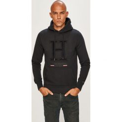 Tommy Hilfiger - Bluza. Szare bluzy męskie TOMMY HILFIGER, s, z aplikacjami, z bawełny, z kapturem, bez rękawów, z kapturem. Za 549,90 zł.