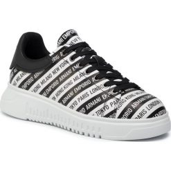Sneakersy EMPORIO ARMANI - X4X264 XM192 D615 Black/White/Black. Czarne sneakersy męskie Emporio Armani, bez zapięcia. Za 949,00 zł.