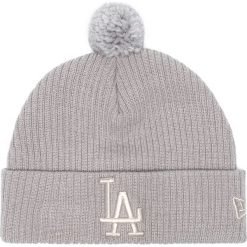 New Era LA Dodgers Czapka zimowa Szary. Szare czapki damskie New Era, na zimę, bez wzorów, z materiału. Za 137,95 zł.
