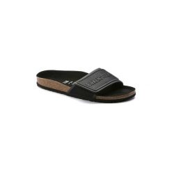 Klapki Birkenstock TEMA MICROFIBRE. Czarne kapcie męskie Birkenstock, bez wzorów. Za 301,25 zł.