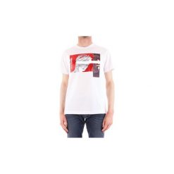 T-shirty z krótkim rękawem Versace Jeans B3GTB72A36609. Białe t-shirty męskie Versace Jeans, s, bez wzorów, z jeansu, bez kołnierzyka, krótkie. Za 445,29 zł.