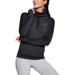 Under Armour Bluza damska Featherweight Fleece Funnel czarna r. XS (1305498-001). Czarne bluzy sportowe damskie marki Under Armour, xs. Za 185,53 zł.