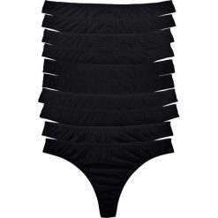 Stringi (10 par) bonprix czarny. Czarne stringi bonprix. Za 69,90 zł.