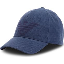 Czapka z daszkiem EMPORIO ARMANI - 627252 8P558 52335 Light Blue Denim. Niebieskie czapki damskie Emporio Armani, z bawełny. W wyprzedaży za 219,00 zł.