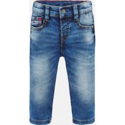 Mayoral - Jeansy dziecięce 68-98 cm. Niebieskie spodnie chłopięce Mayoral, bez wzorów, z elastanu. Za 101,90 zł.