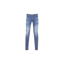 Jeansy skinny Diesel SLEENKER. Niebieskie jeansy męskie Diesel, m, bez wzorów. Za 494,30 zł.
