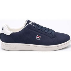 Fila - Buty Crosscourt. Niebieskie buty sportowe męskie Fila, z gumy, na sznurówki. W wyprzedaży za 199,90 zł.