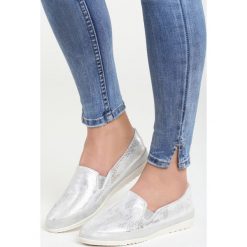 Trampki i tenisówki damskie: Srebrne Slip On Gose