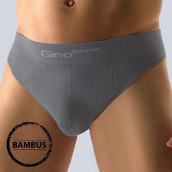 Slipy męskie: Slipy Bamboo niskie Grey