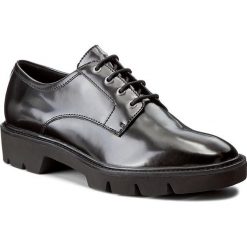 Creepersy damskie: Oxfordy GEOX – D Quinlynn C D745YC 000BC C9999 Black