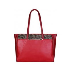 Cavalli Class Torebka damska na zakupy Shopperka CAVALLI CLASS. Czerwone torebki klasyczne damskie Cavalli Class, bez wzorów, ze skóry, bez dodatków. Za 313,00 zł.